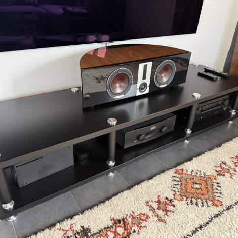 Тумба hi-fi для аудіотехніки Elara Grand 3 Black