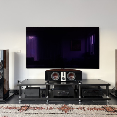 Тумба hi-fi для аудіотехніки Elara Grand 3 Black