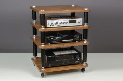 Стійка для аудіо Hi-Fi апаратури Elara Grand 4 (10.94) на роликах