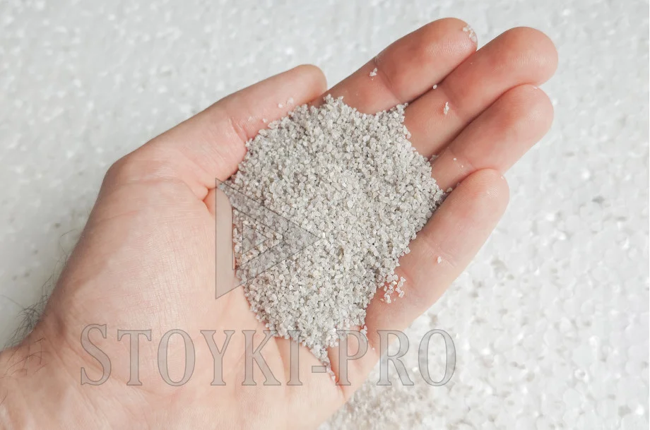 Фото 2 -Кварцевый песок для засыпки акустических стоек 0,8–1,2 мм, 3 кг